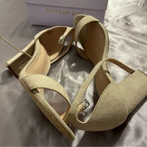 Suede Nude 4in Heels